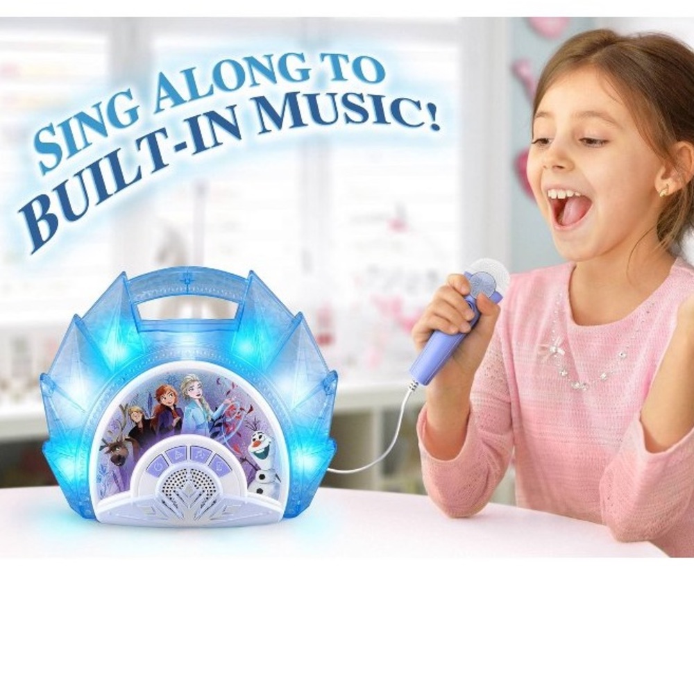 Disney Frozen II Sing-Along Karaoke Machine with Microphone - Picture 2 of 2